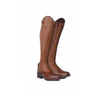 Bottes d'équitation Horze à lacets femme Marron clair Bottes d'équitation Horze à lacets femme Marron clair