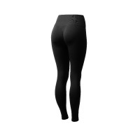 Scrunch rijlegging Horze Nessa full grip naadloos Zwart