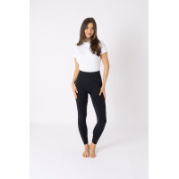 Scrunch rijlegging Horze Nessa full grip naadloos Zwart Scrunch rijlegging Horze Nessa full grip naadloos Zwart