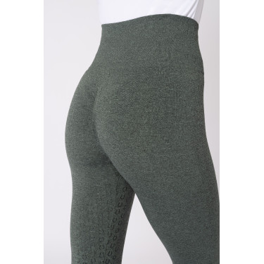 Collants Scrunch Horze Nessa full grip sans coutures Ouverture Bleu marine