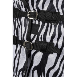 Couverture anti-mouches Horze Defender rabat sur le ventre Zèbre Motifs Couverture anti-mouches Horze Defender rabat sur le ventre Zèbre Motifs