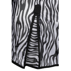 Couverture anti-mouches Horze Defender rabat sur le ventre Zèbre Motifs Couverture anti-mouches Horze Defender rabat sur le ventre Zèbre Motifs