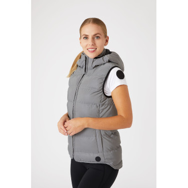 Gewatteerde mouwloze damesbodywarmer Horze reflecterend Gewatteerde mouwloze damesbodywarmer Horze reflecterend