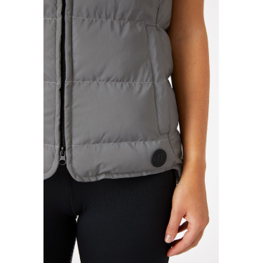 Gewatteerde mouwloze damesbodywarmer Horze reflecterend Gewatteerde mouwloze damesbodywarmer Horze reflecterend