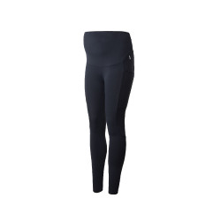 Legging de maternité Horze Ginny fond intégral grip poches téléphone Bleu marine foncé