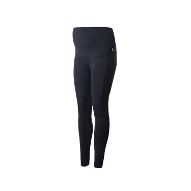 Legging de maternité Horze Ginny fond intégral grip poches téléphone Bleu marine foncé