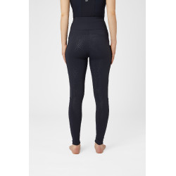 Legging de maternité Horze Ginny fond intégral grip poches téléphone Bleu marine foncé