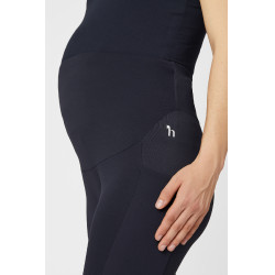 Legging de maternité Horze Ginny fond intégral grip poches téléphone Bleu marine foncé