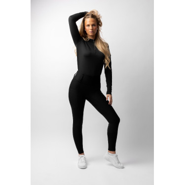 Pantalon d'équitation B Vertigo hybride compression Chiara femme Beauté noire