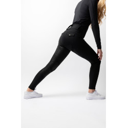 Pantalon d'équitation B Vertigo hybride compression Chiara femme Beauté noire