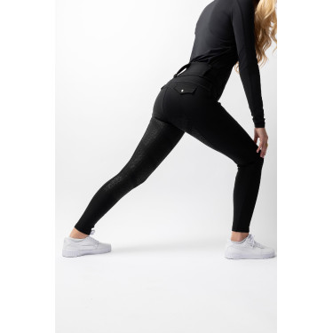 Pantalon d'équitation B Vertigo hybride compression Chiara femme Beauté noire