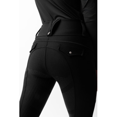 Pantalon d'équitation B Vertigo hybride compression Chiara femme Beauté noire