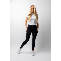 Pantalon d'équitation Horze Evelyn fond intégral femme Marine foncé Bleu