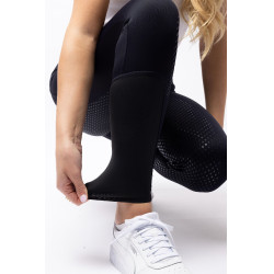 Pantalon d'équitation Horze Evelyn fond intégral femme Marine foncé Bleu