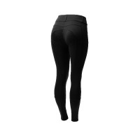 Pantalon d'équitation Horze Evelyn fond intégral femme Noir