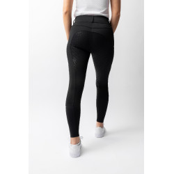 Pantalon d'équitation Horze Evelyn fond intégral femme Noir Pantalon d'équitation Horze Evelyn fond intégral femme Noir