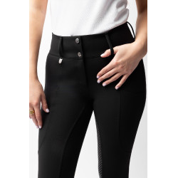Pantalon Horze Grand Prix Pro fond intégral femme Noir