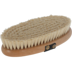 Weiche Bürste Brush&Co Ziegenhaar Kerbl Natuur Beige