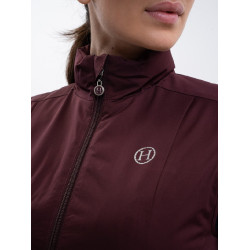 Gilet sans manches Harcour Balma Aubergine Bordeaux