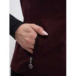 Gilet sans manches Harcour Balma Aubergine Bordeaux