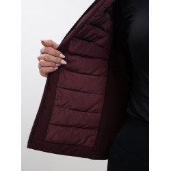 Gilet sans manches Harcour Balma Aubergine Bordeaux
