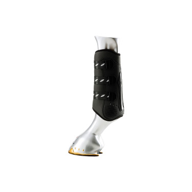 Achterste dressuurpeesbeschermers Zandona King Carbon Air Zwart Achterste dressuurpeesbeschermers Zandona King Carbon Air Zwart