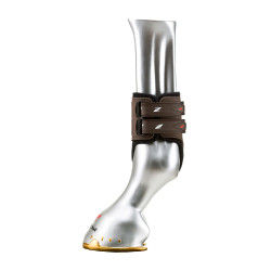 Protège-boulets Velcro Zandona Carbon Air Marron