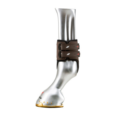 Protège-boulets Velcro Zandona Carbon Air Marron