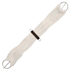 Westernzadel Lakota met ronde rok, gegraveerd en met zilverdraad Bruin