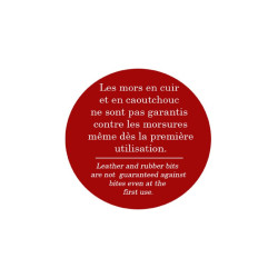 Mors Pelham Jump'In petites branches caoutchouc rigide Mors Pelham Jump'In petites branches caoutchouc rigide