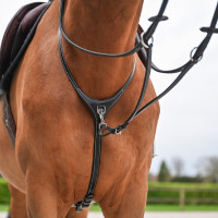 Collier et martingale amovible Jump'In Collection One Premium Noir