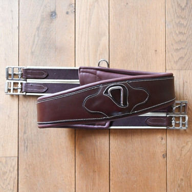 Elastische singel Safety Jump'In Collection One Hazelnoot Bruin