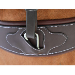 Elastische singel Safety Jump'In Collection One Hazelnoot Bruin