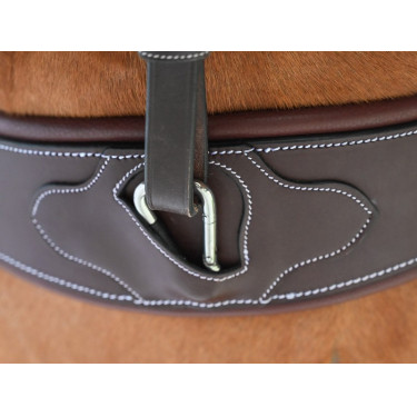 Elastische singel Safety Jump'In Collection One Hazelnoot Bruin