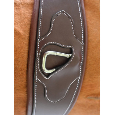 Elastische singel Safety Jump'In Collection One Hazelnoot Bruin