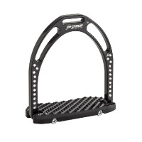 Etriers precious aluminium Jin Stirrup Noir strass