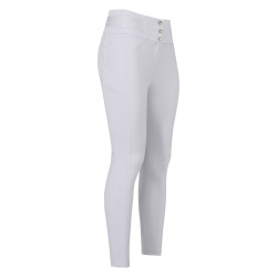 Pantalon d'équitation Euro-Star Athletic Luxe FullGrip Blanc