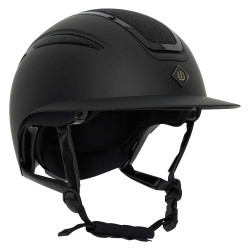 Casque Imperial Riding Olania Deluxe big visor Noir glitter
