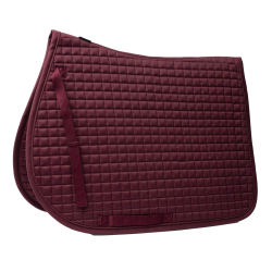 Tapis de selle Horze Exeter mixte Port royal Bordeaux