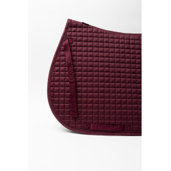 Tapis de selle Horze Exeter mixte Port royal Bordeaux Tapis de selle Horze Exeter mixte Port royal Bordeaux