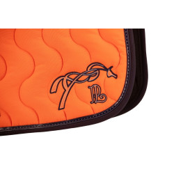 Tapis de selle Pénélope Classique Orange / marine