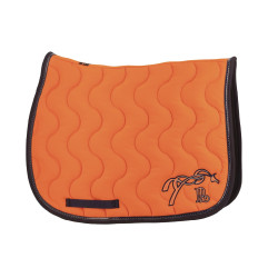 Tapis de selle Pénélope Classique Orange / marine