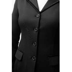 Veste de concours Horze Ada à paillettes femme Noir Veste de concours Horze Ada à paillettes femme Noir