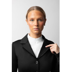Veste de concours Horze Ada à paillettes femme Noir Veste de concours Horze Ada à paillettes femme Noir
