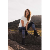 Horze Ivy Sokken Ruitjesprint Multicolor