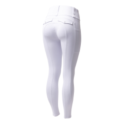 Legging Hybrid Horze Anya femme fullgrip Blanc brillant Legging Hybrid Horze Anya femme fullgrip Blanc brillant