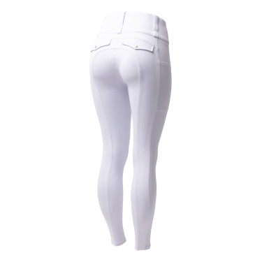 Legging Hybrid Horze Anya femme fullgrip Blanc brillant Legging Hybrid Horze Anya femme fullgrip Blanc brillant