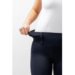 Legging Hybrid Horze Anya femme fullgrip Marine foncé Bleu Legging Hybrid Horze Anya femme fullgrip Marine foncé Bleu