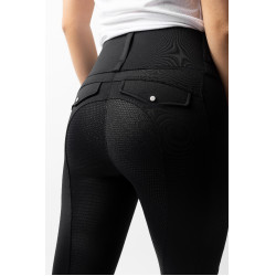 Legging Hybrid Horze Anya femme fullgrip Noir