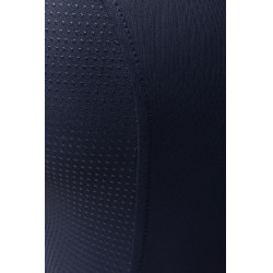 Hybride legging Horze Anya dames fullgrip Opening Marineblauw